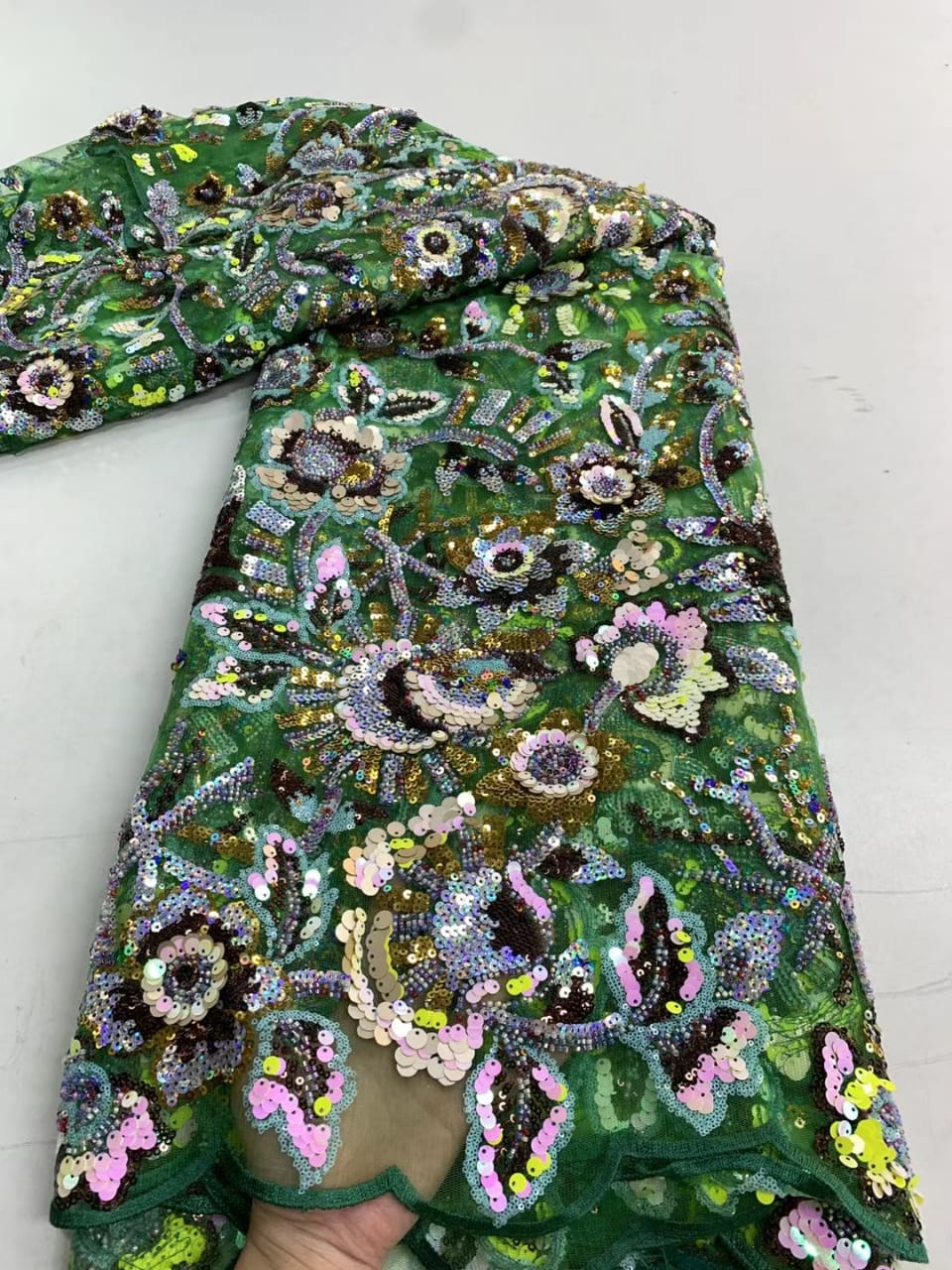 Ascent Scale Sequin Fabric