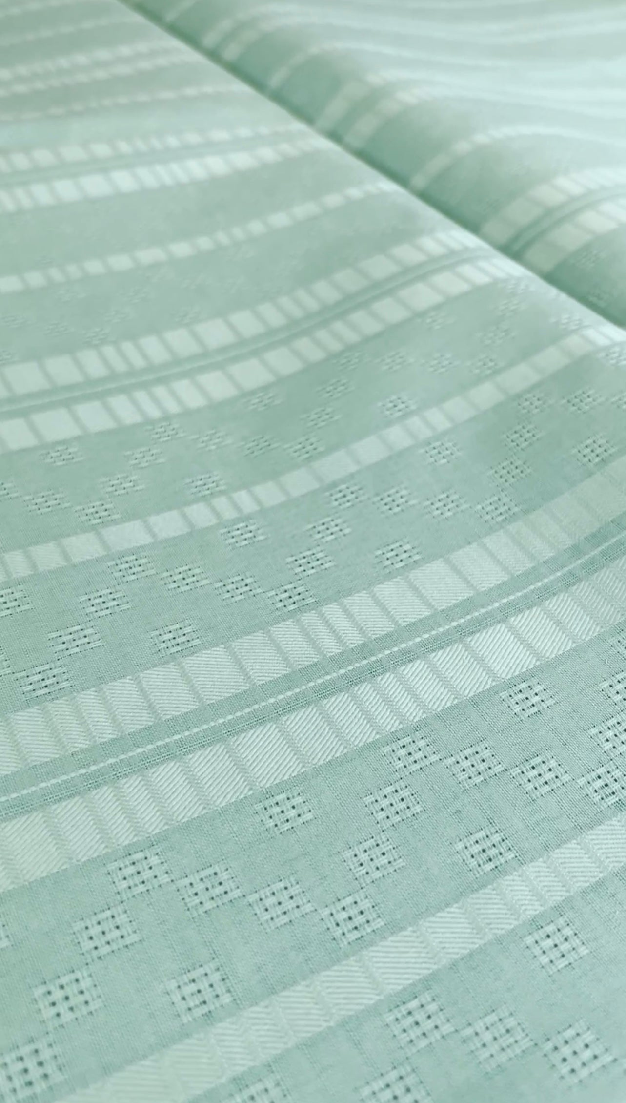 Atiku Men's Fabric - Mint Green