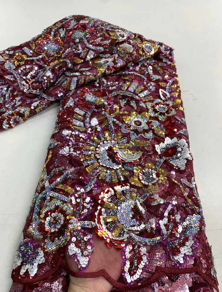 Ascent Scale Sequin Fabric