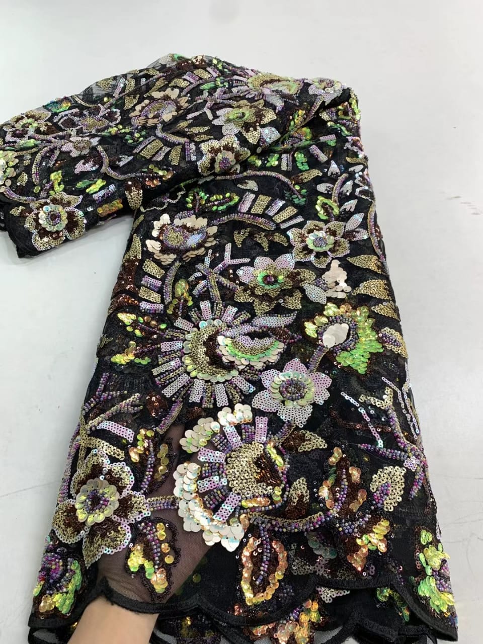 Ascent Scale Sequin Fabric