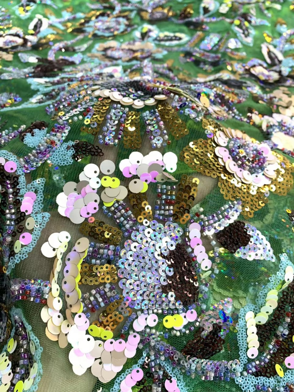 Ascent Scale Sequin Fabric