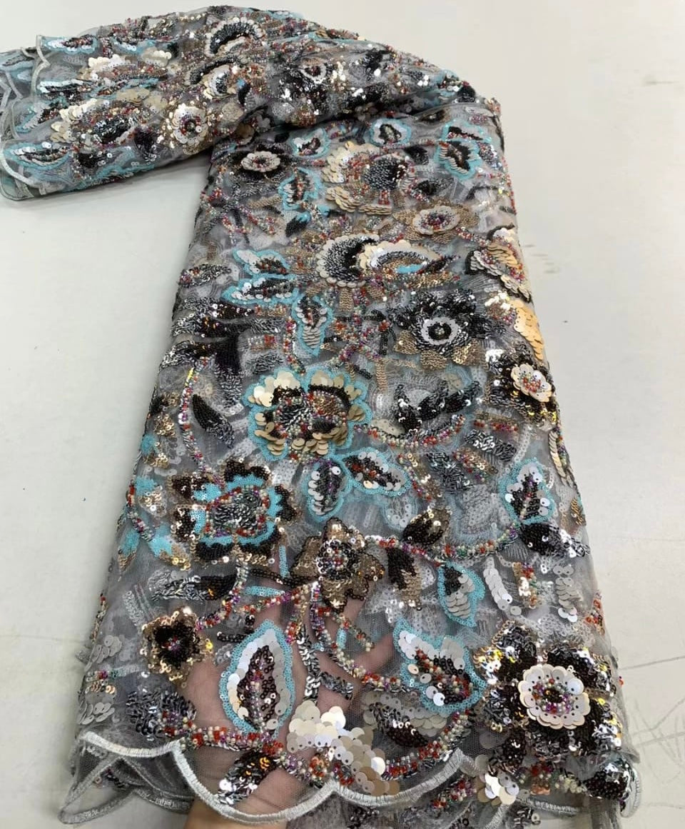 Ascent Scale Sequin Fabric