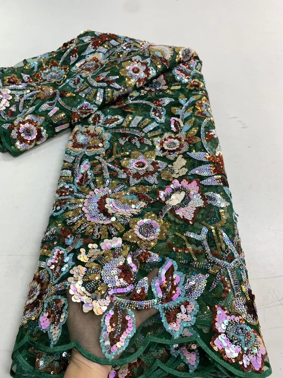 Ascent Scale Sequin Fabric