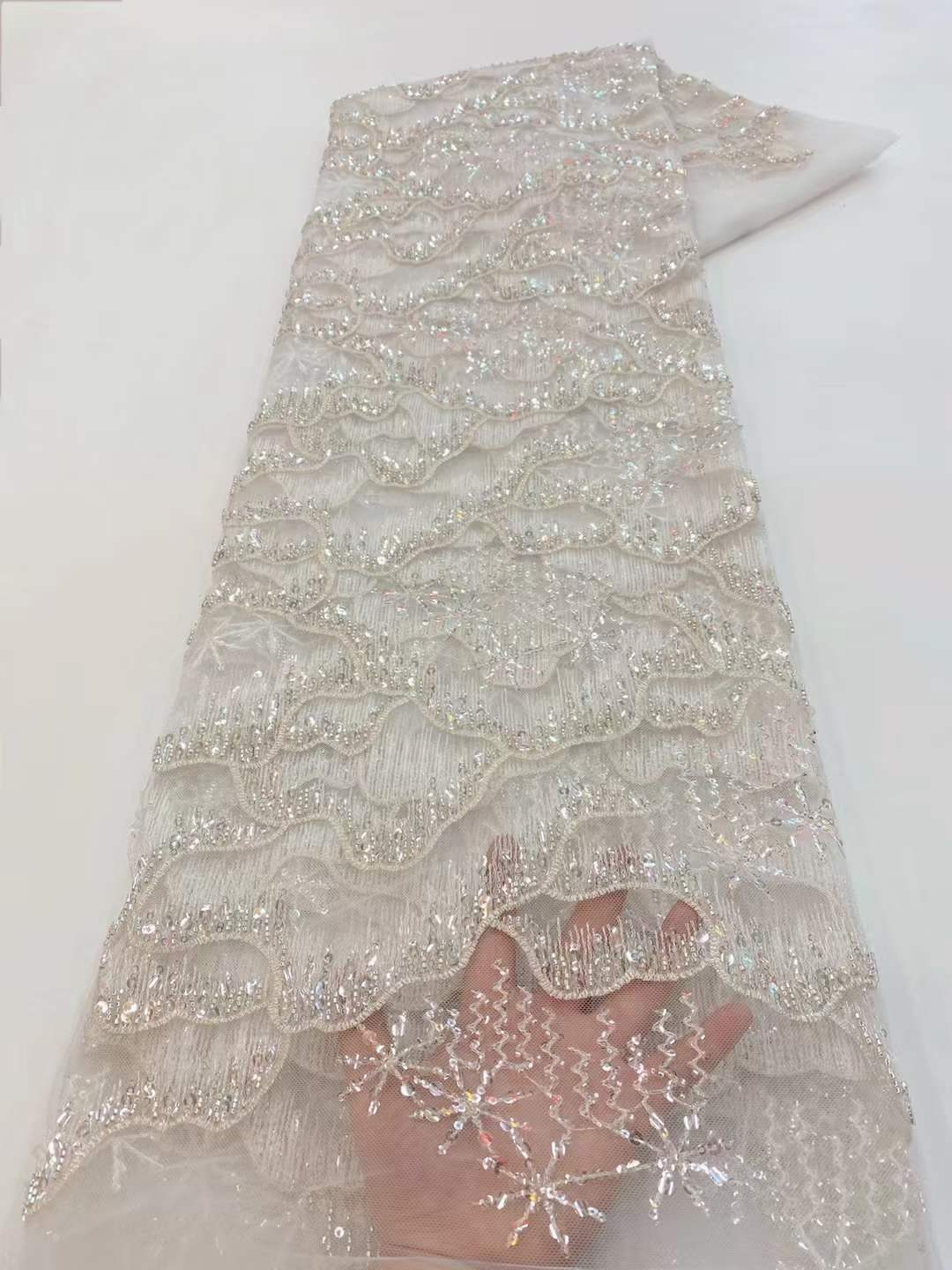 Cillie Beaded Luxury Handmade Fabric