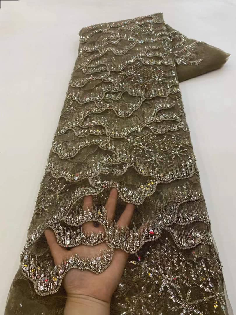 Cillie Beaded Luxury Handmade Fabric