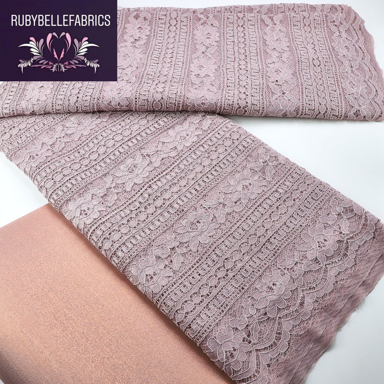 Blush Chantilly Fabric