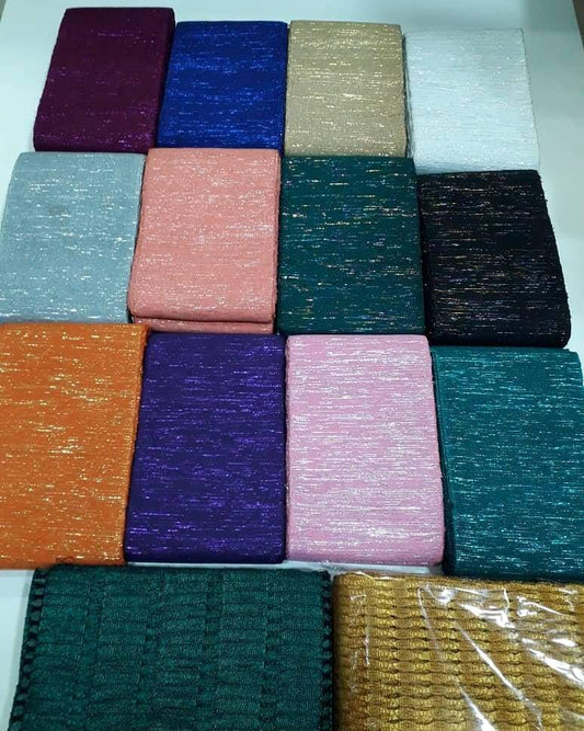 Shine Asooke Headtie/Headwrap - All Colors - RUBYBELLEFABRICS