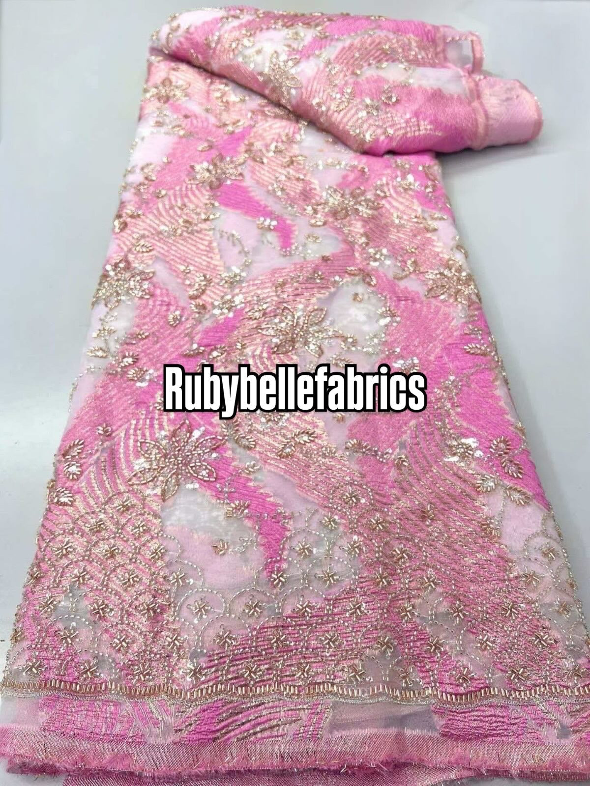 Ohan Quality Embellished Jacquard Brocade Fabric