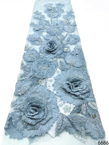 Arstone 3D Luxury Beaded Fabric