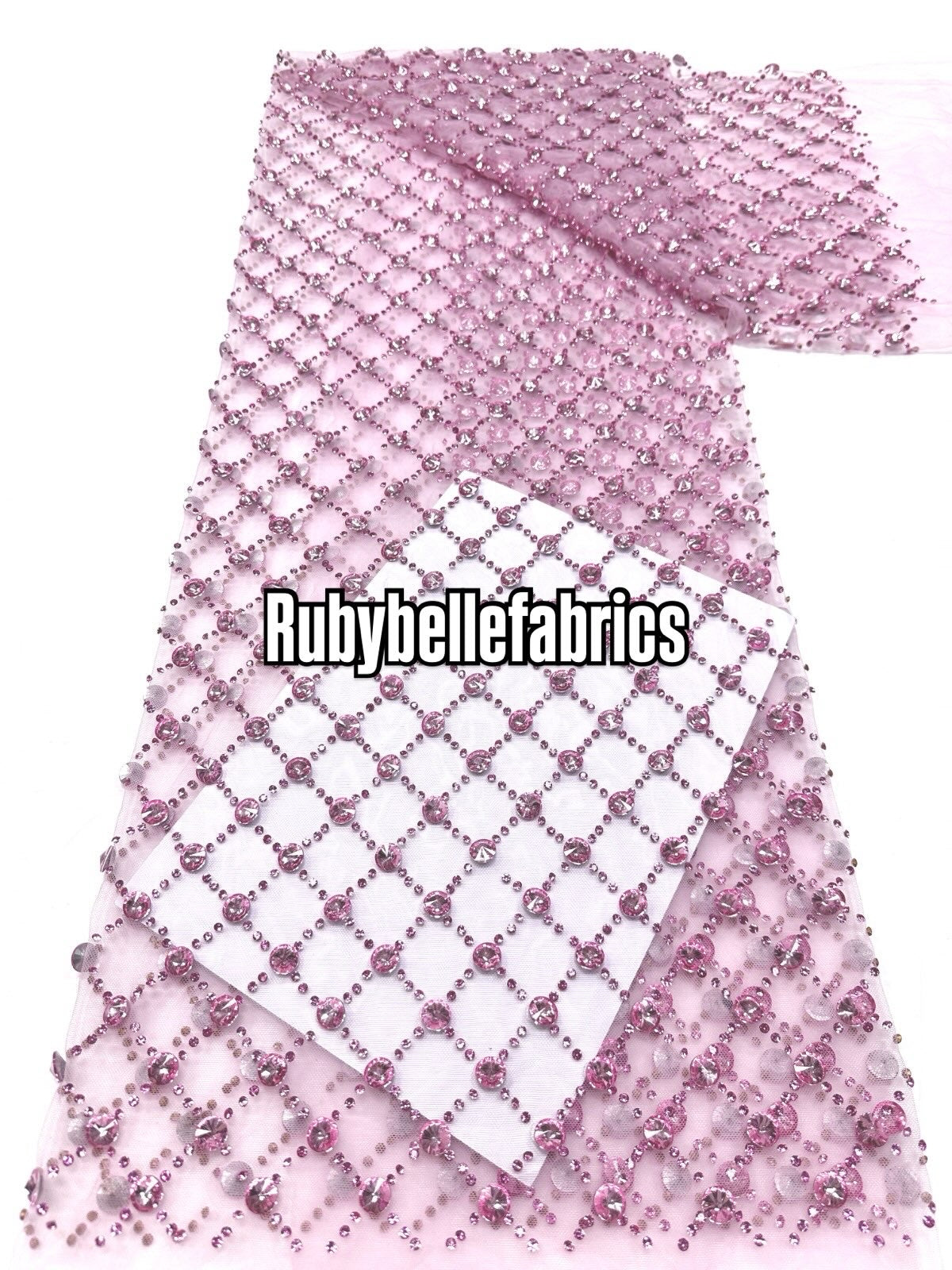 Eppy Deluxe Luxury Sparkling Stone Fabric