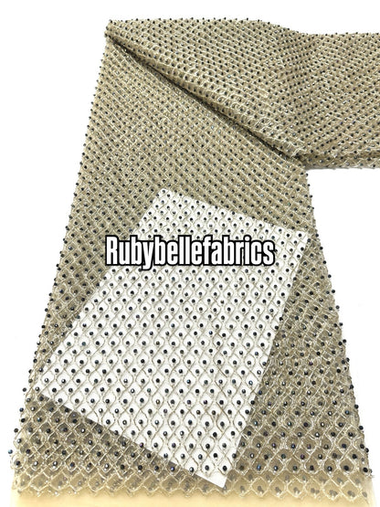 Gixel Luxury Deluxe Dripping Stones Fabric