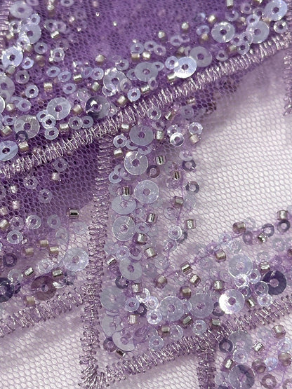 Quare Beaded Sequin Fabric