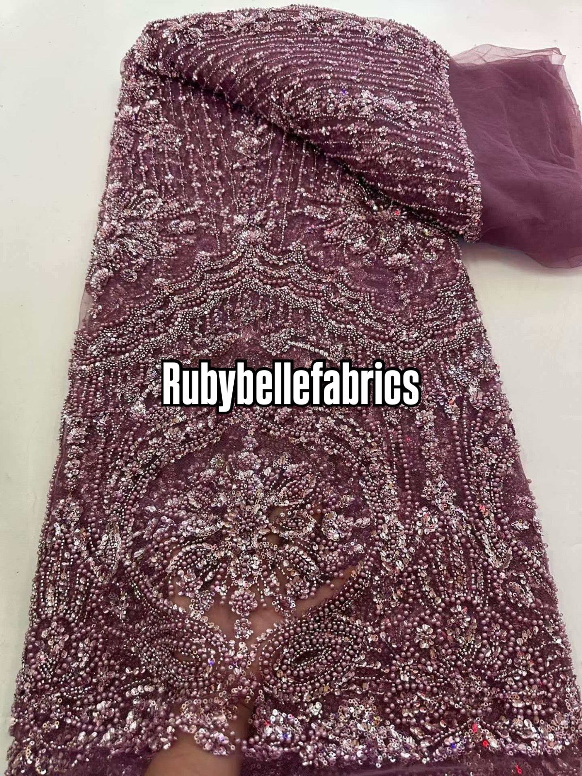 Attle Luxury Beaded Fabric