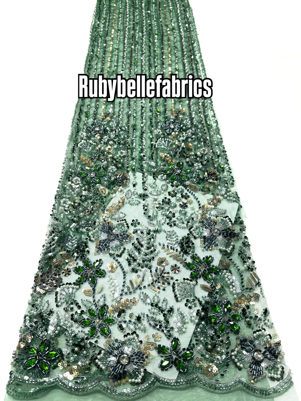 Dillixy Sparkle Crystal Lace Fabric