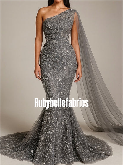 Lemier Beaded Petal Luxury Fabric