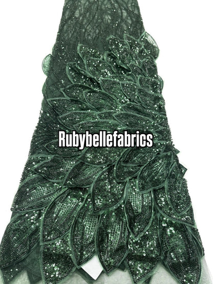 Ames 3D Deluxe Luxury Beaded Fabric