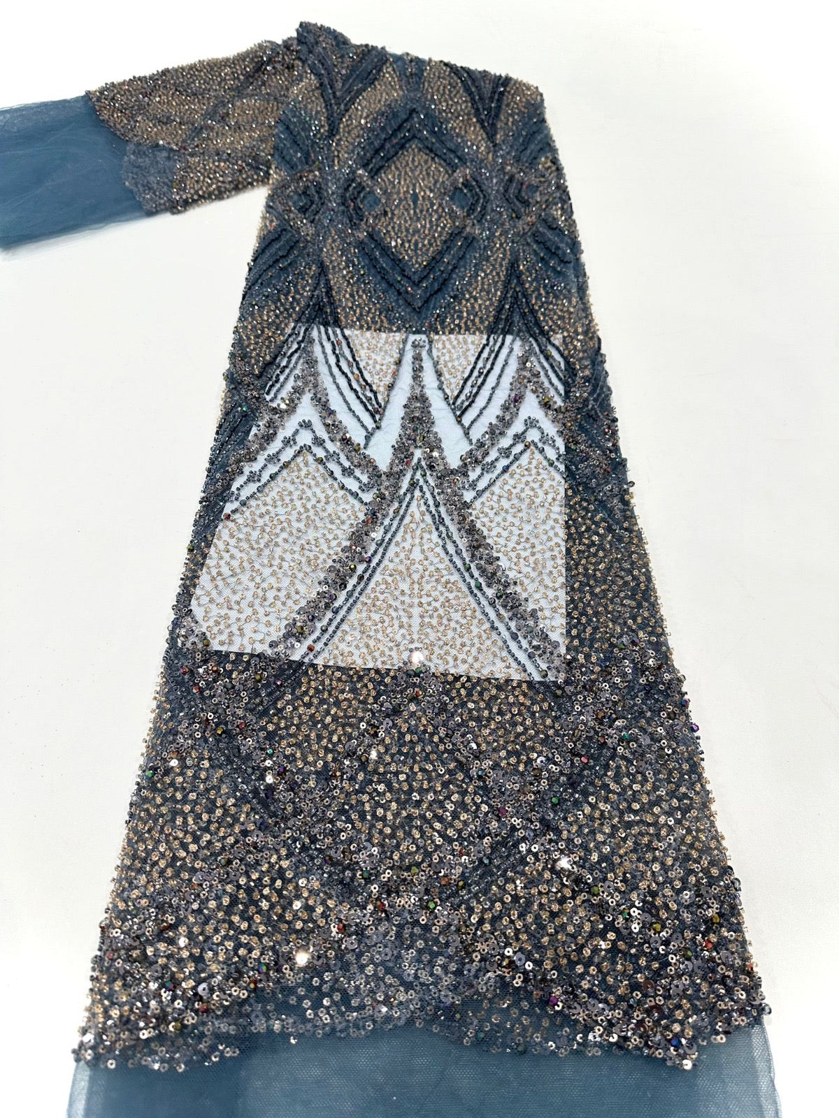 Vieonne High Quality Beaded Fabric