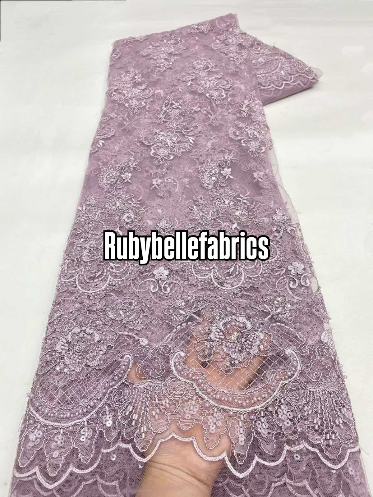 Anella Ornate Floral Motif Fabric