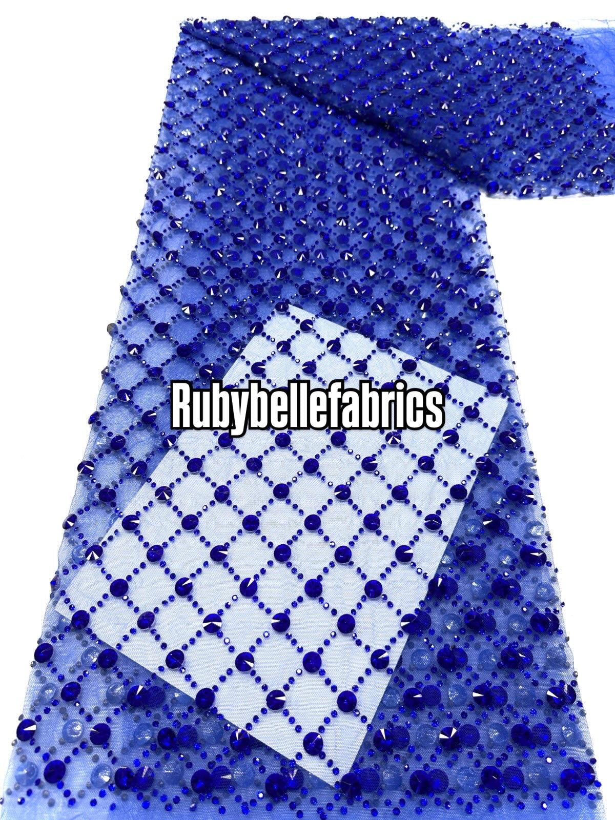 Eppy Deluxe Luxury Sparkling Stone Fabric