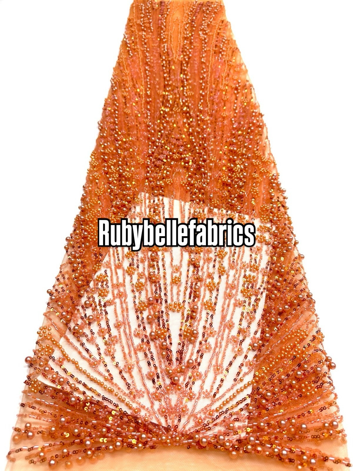 Encia Beaded Lace Fabric