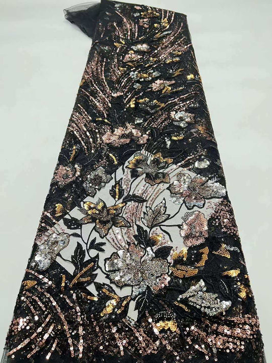 Onville French Sequin Tulle Fabric