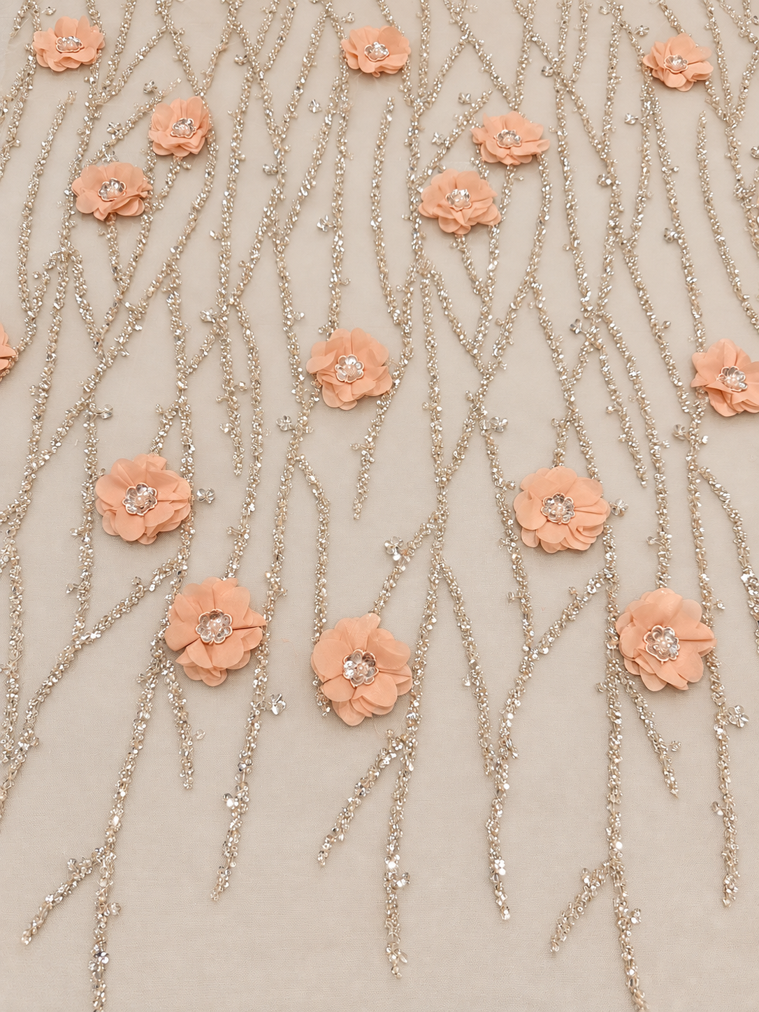 Taranto 3D Fabric - Blush