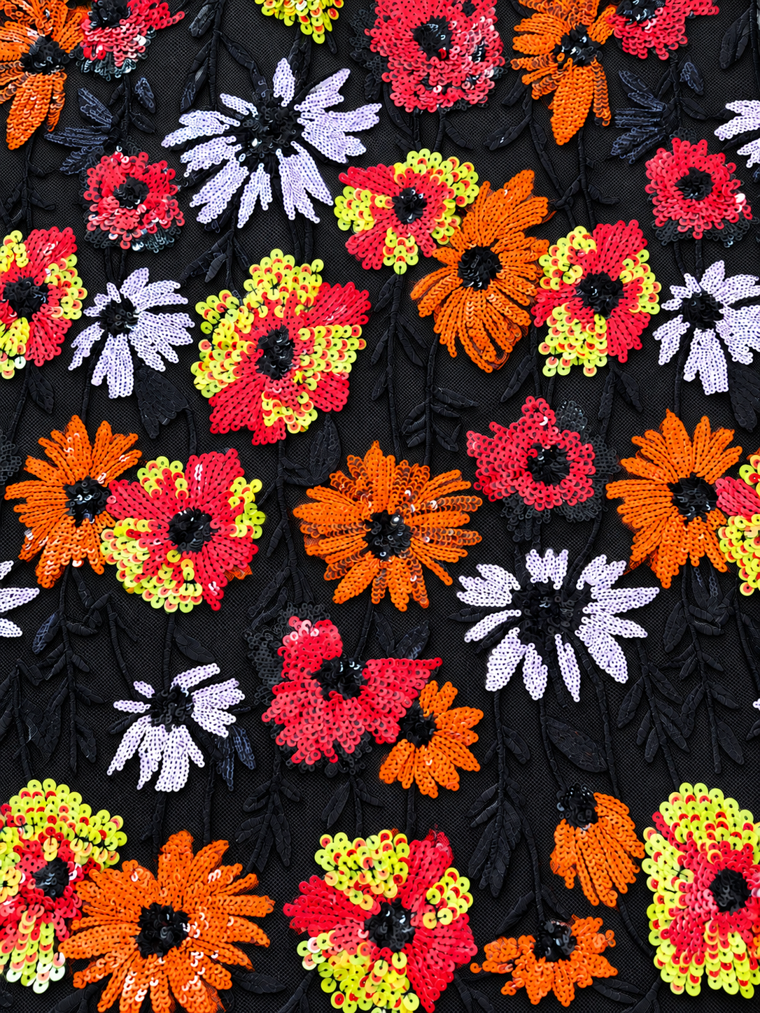 Miuyot Luxury Sequin Fabric -Black