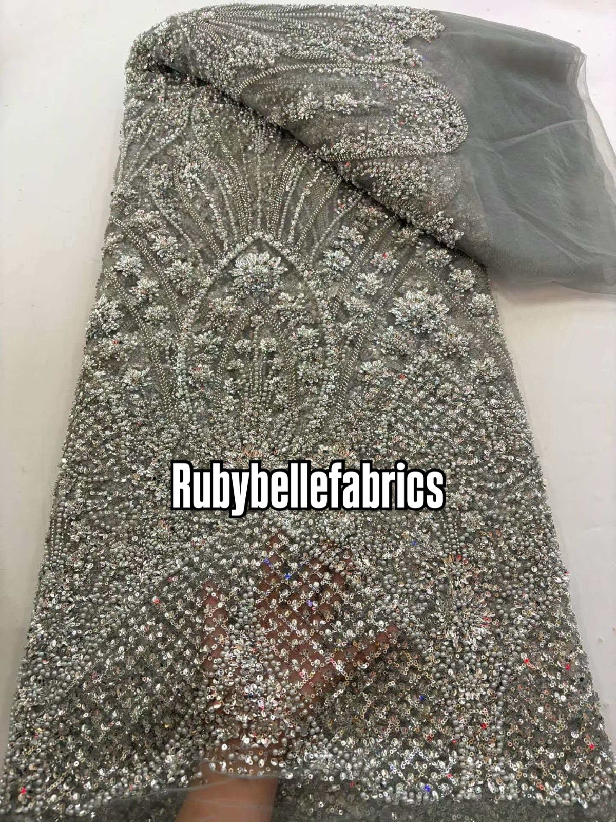 Ranola Beaded Sequin Fabric