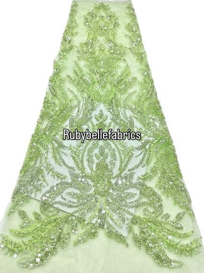 Oher High Quality Beaded Sequin Fabric