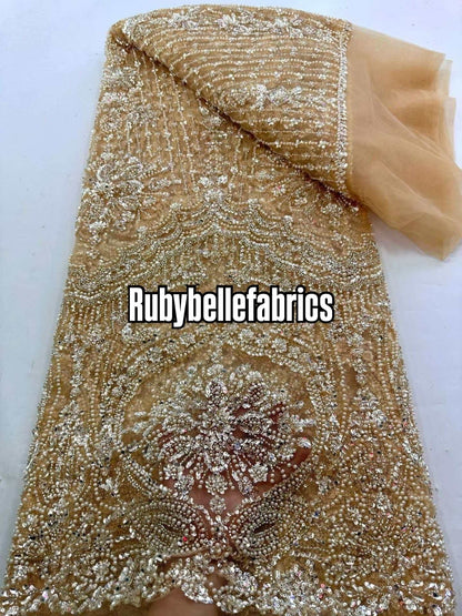 Attle Luxury Beaded Fabric