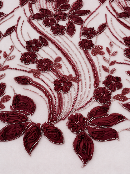 Mexolle Floral 3D Luxury Fabric