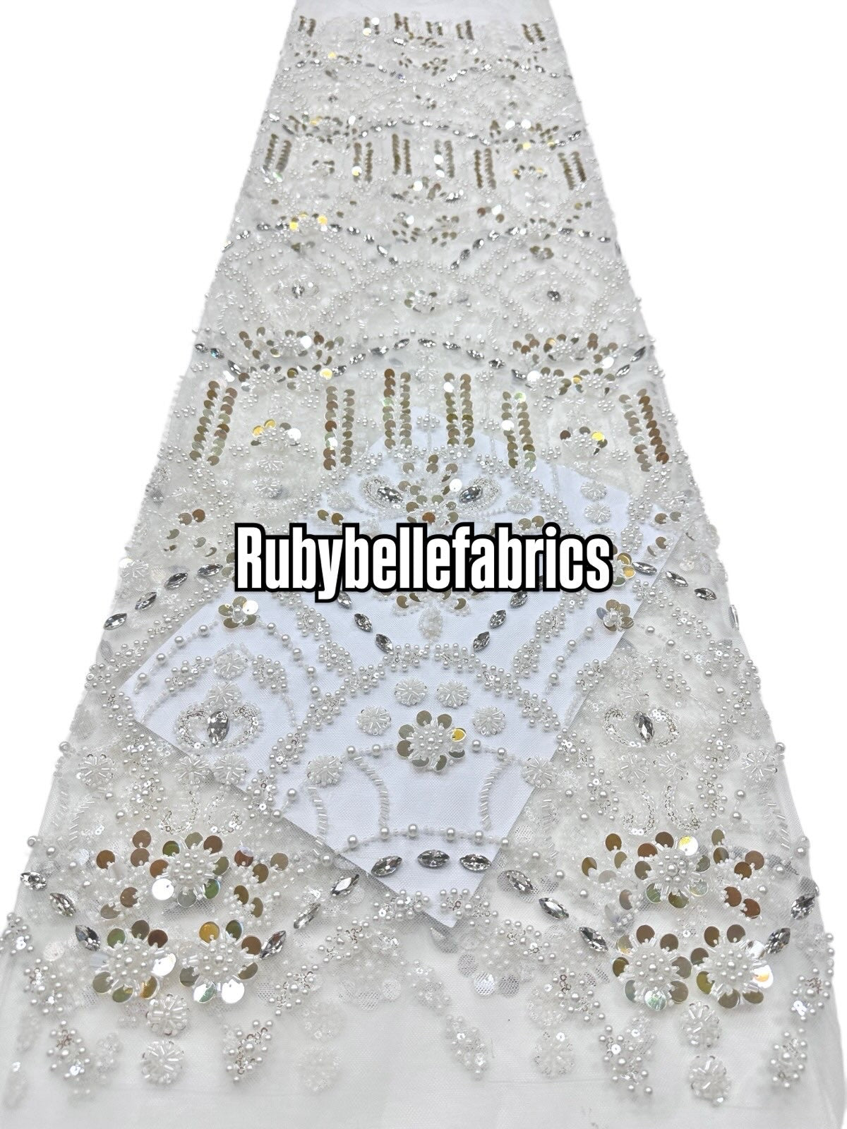 Braxly Quality Beaded Stone Fabric