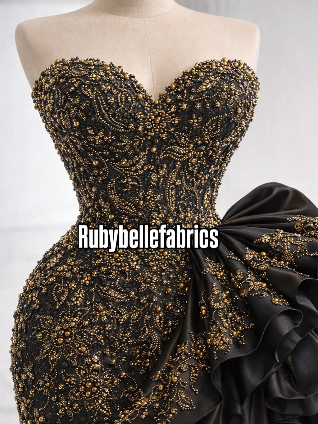 Ecks Beaded Sequin Tulle Fabric