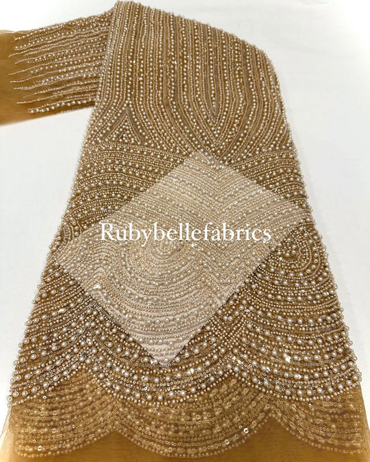 Vierule High Quality Beaded Fabric