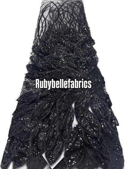 Ames 3D Deluxe Luxury Beaded Fabric