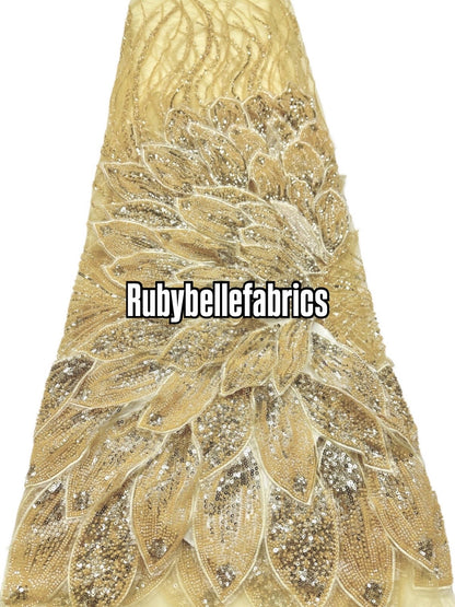 Ames 3D Deluxe Luxury Beaded Fabric