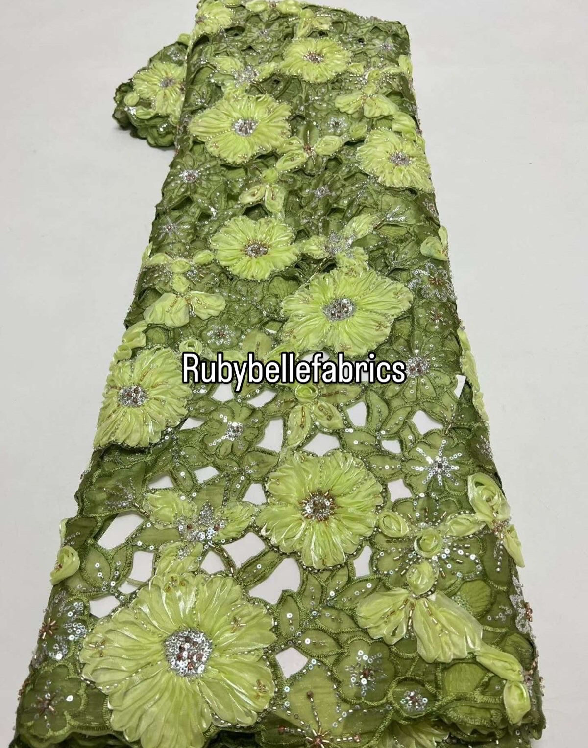 Kirtlle High Quality Handcut Floral Fabric
