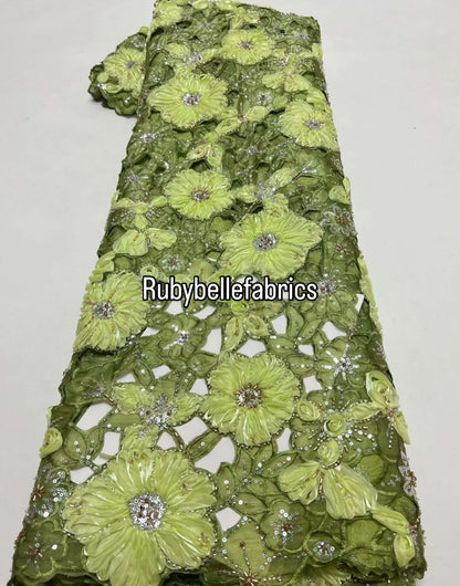 Kirtlle High Quality Handcut Floral Fabric