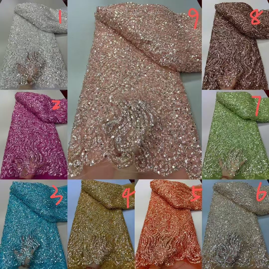 Hool Luxury Sequin Fabric - More Colors