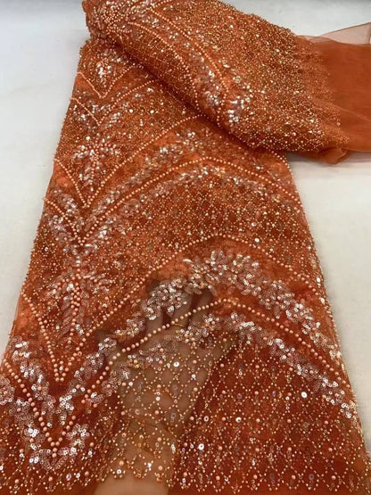 Tiliee High Quality Beaded Fabric