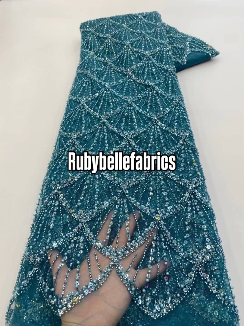 Utole Beaded Luxury Fabric - More Colors