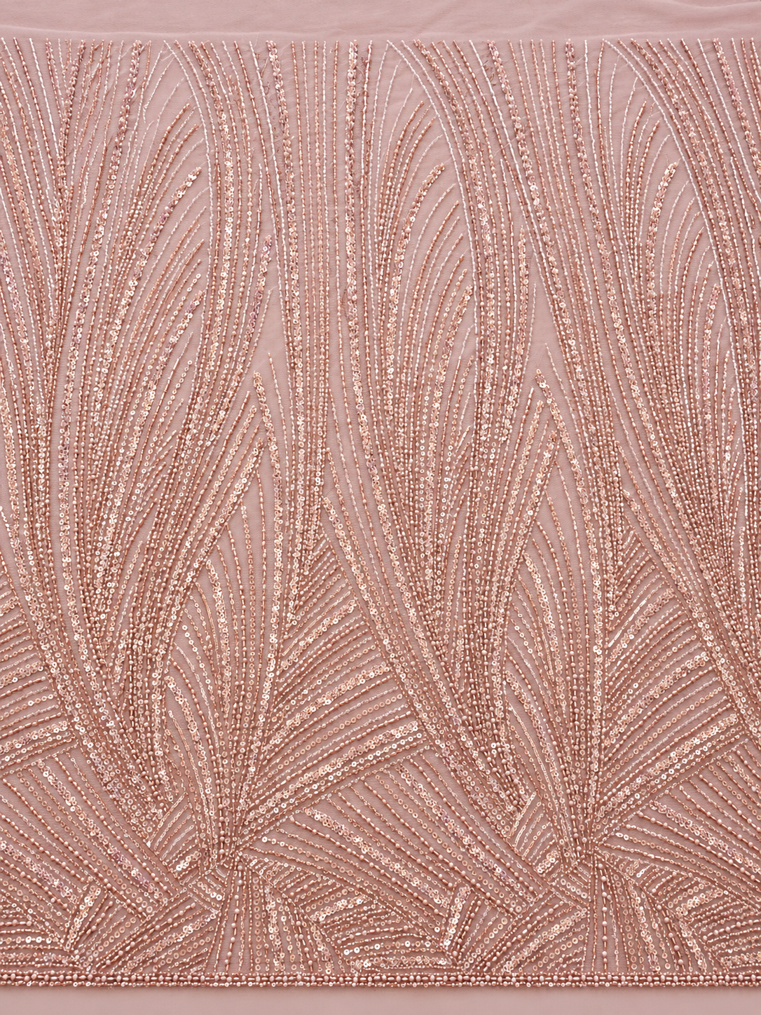Hase Beaded Luxury Fabric - Blush Pink