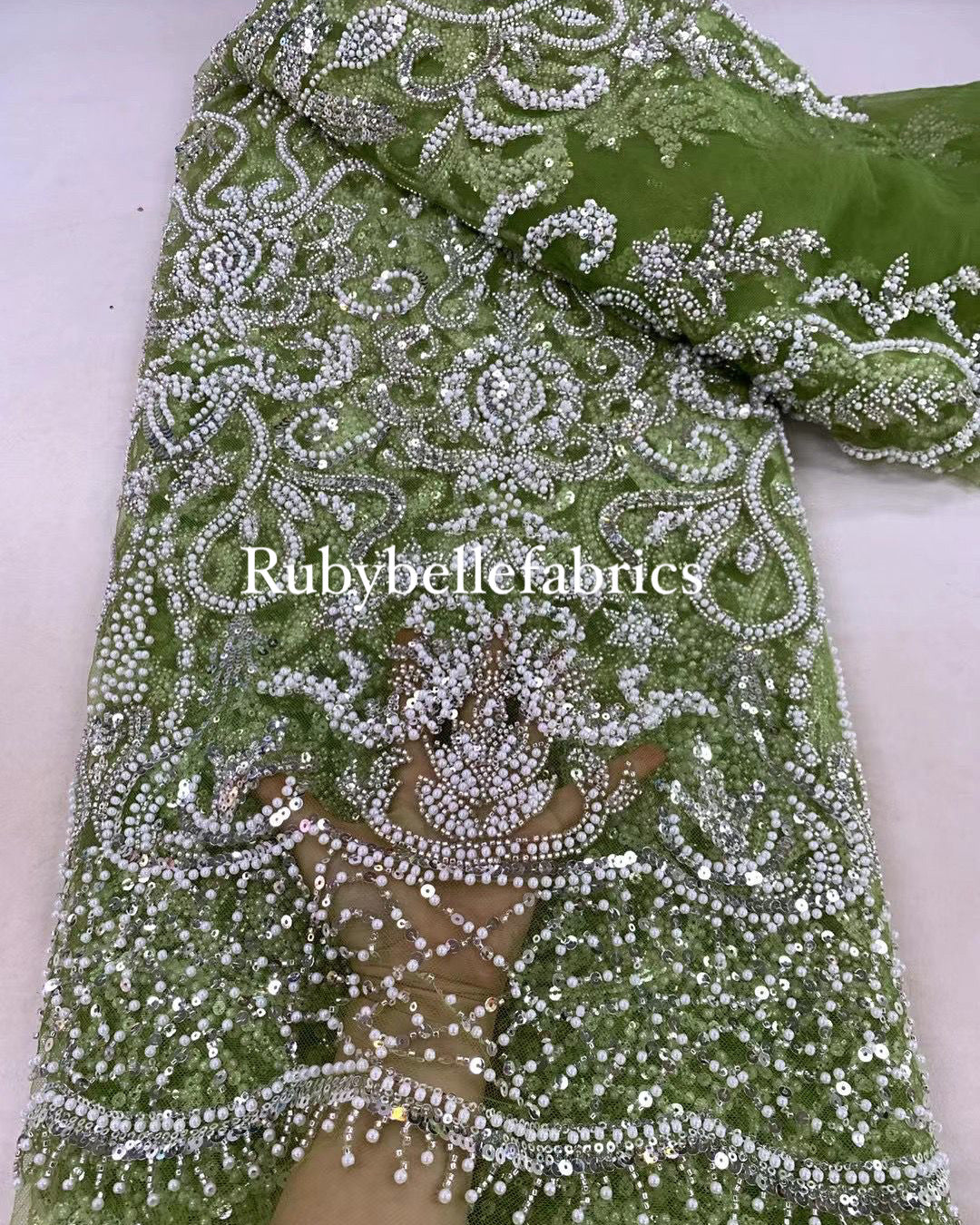 Texluxe Handmade Quality Beaded Fabric