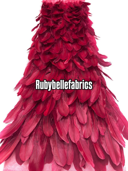 Orida Deluxe Luxury Feather Fabric