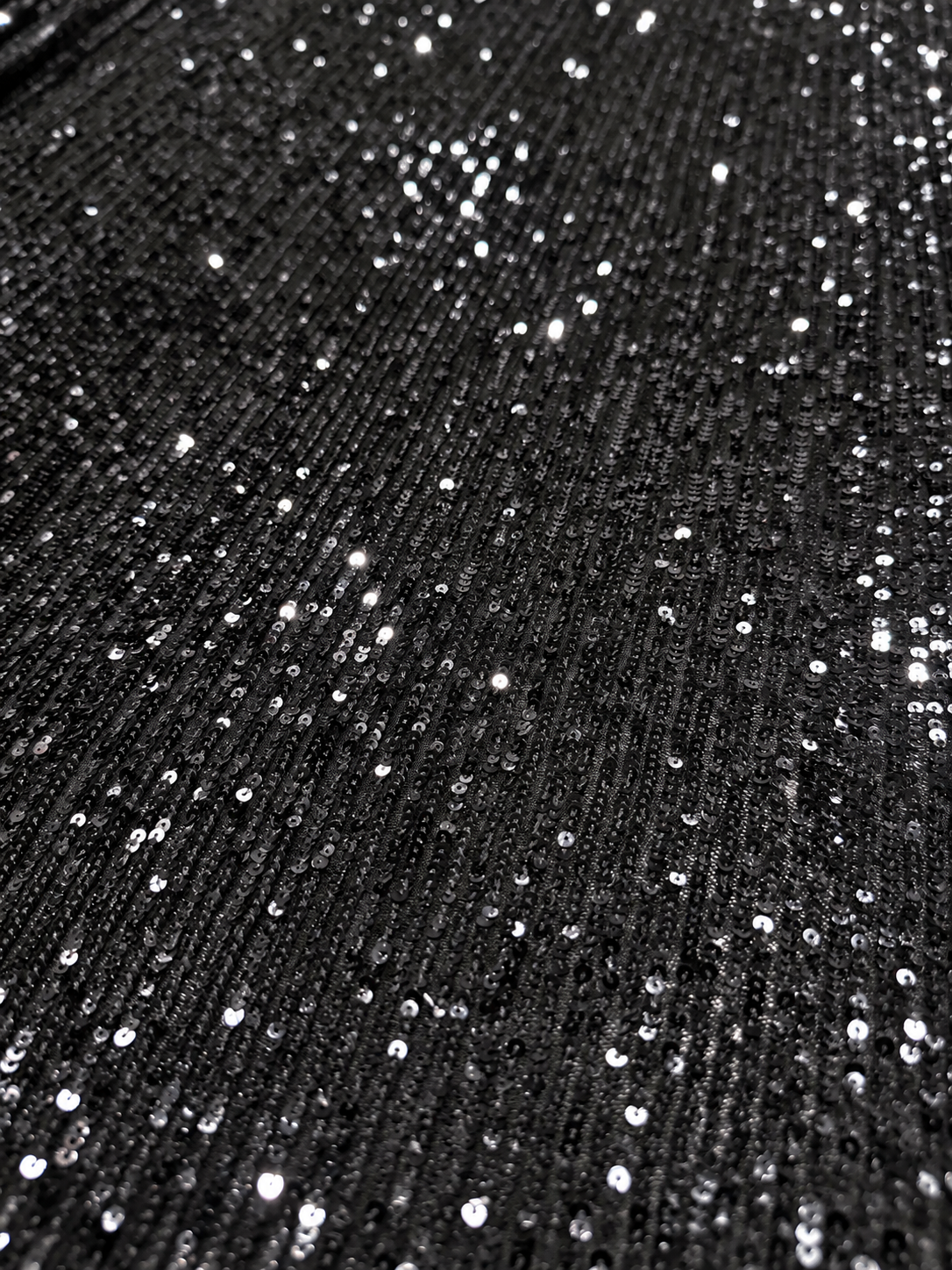 Torrey Sequin Fabric - Black
