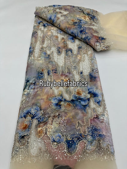 Azia High Quality Multi Floral Fabric