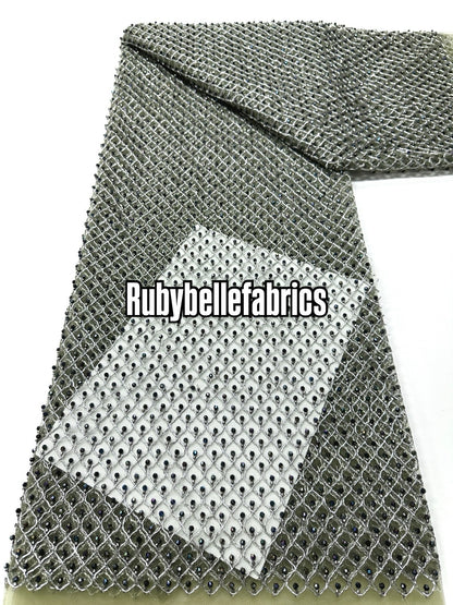 Gixel Luxury Deluxe Dripping Stones Fabric