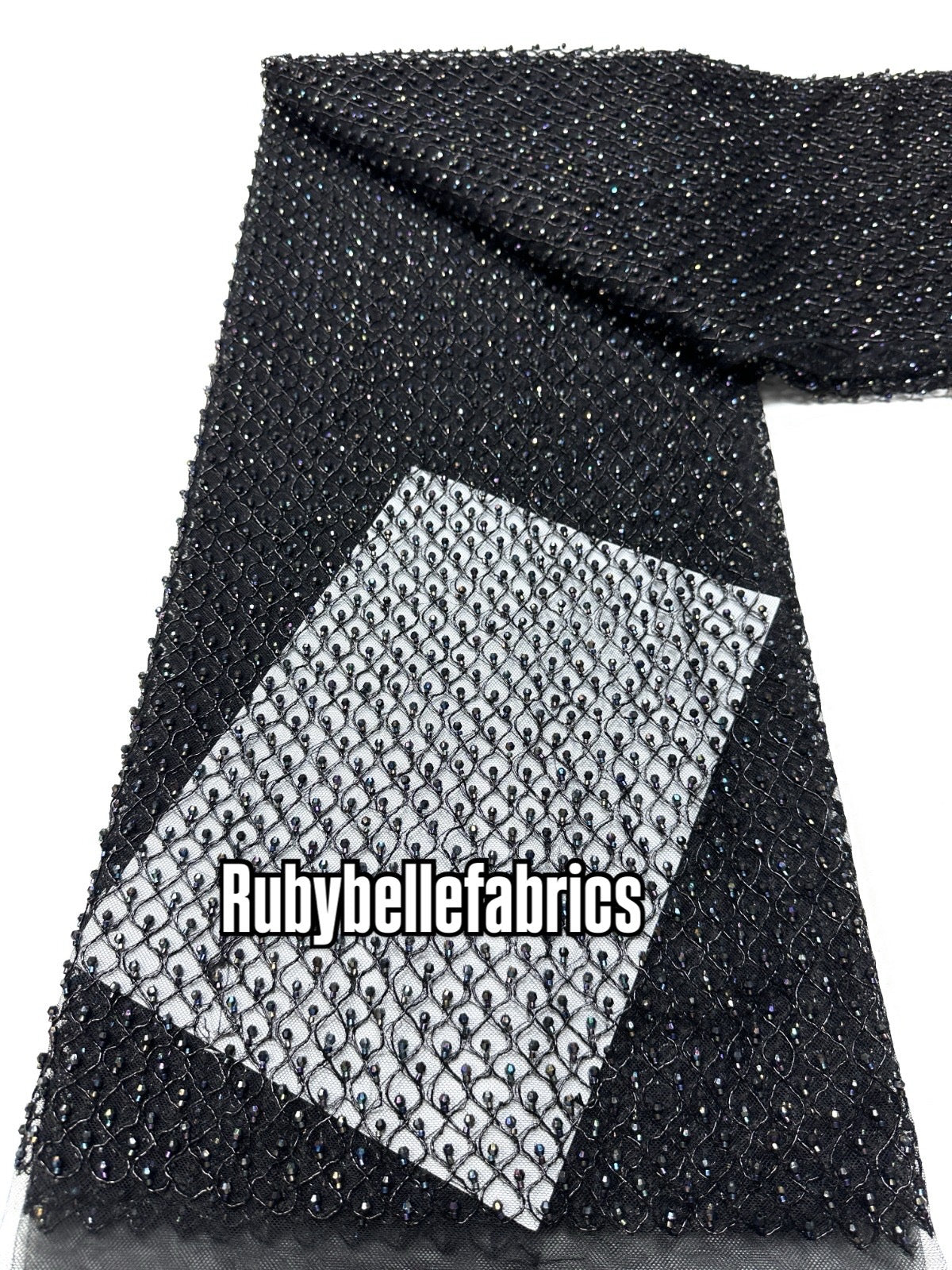 Gixel Luxury Deluxe Dripping Stones Fabric