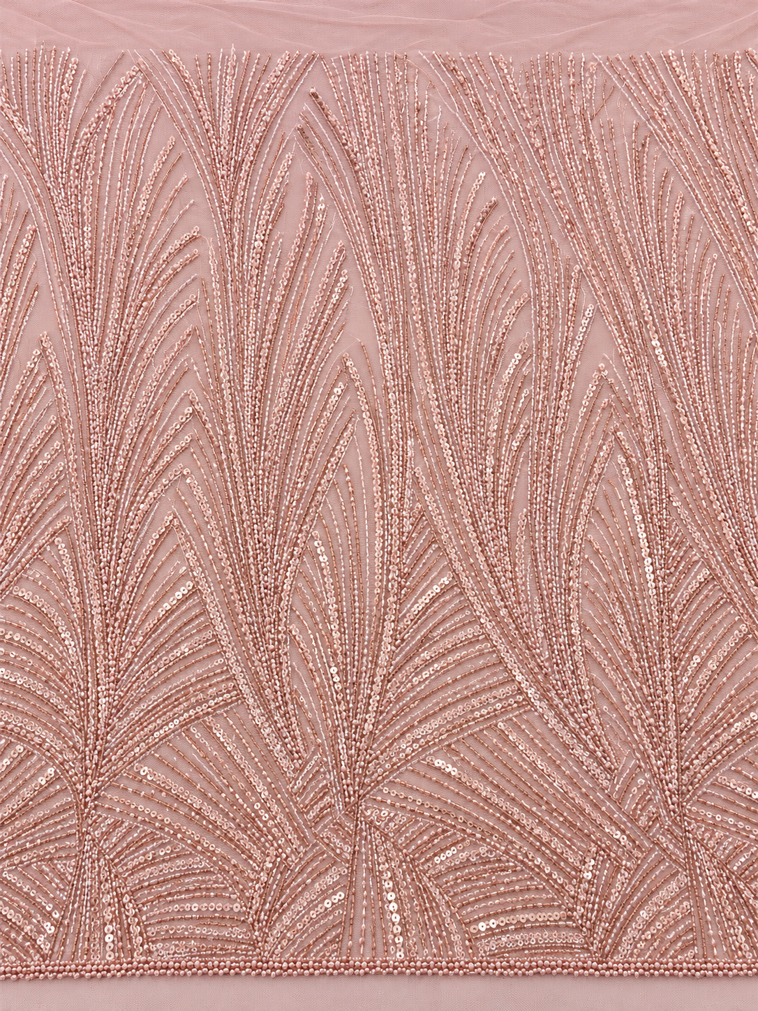Hase Beaded Luxury Fabric - Blush Pink
