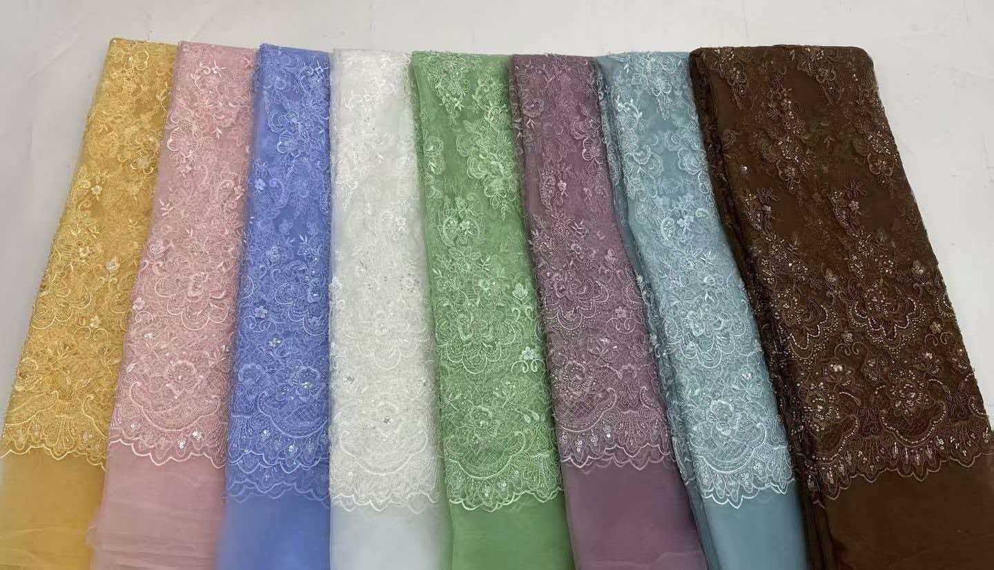 Anella Ornate Floral Motif Fabric